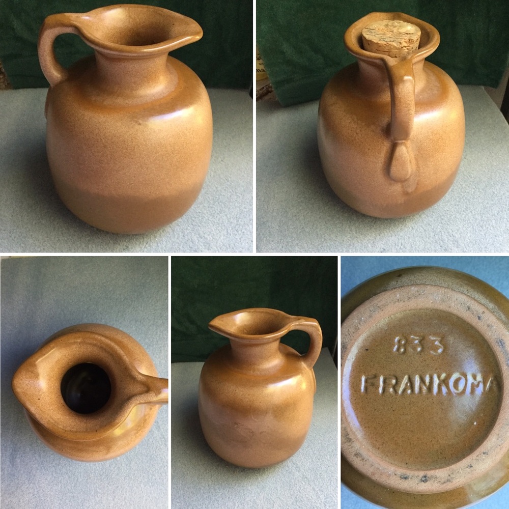 Vintage Frankoma 833 Plainsman Honey Jug Pitcher